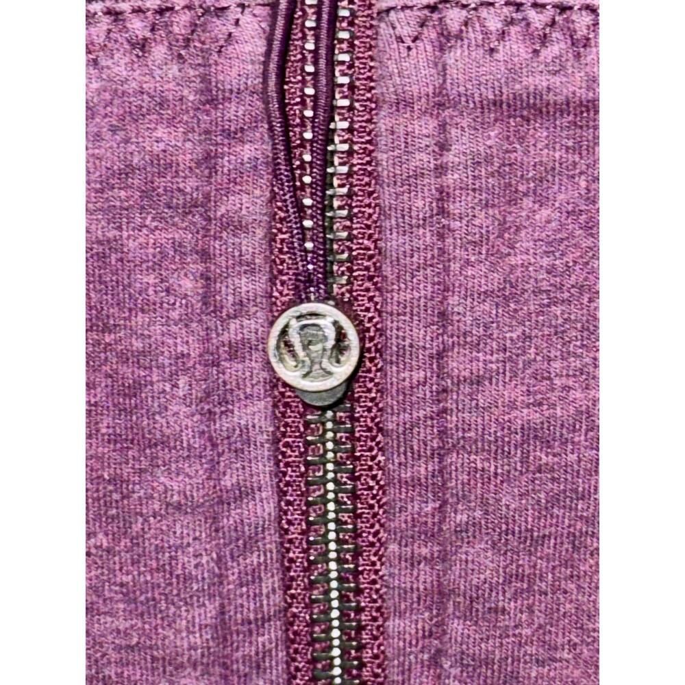 Lululemon Live Simply Jacket Purple Silver Casual Athletic Zip Up Coat Size 6 - Picture 4 of 8